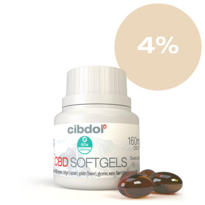CIBDOL - CBD Softgel Capsules 4%