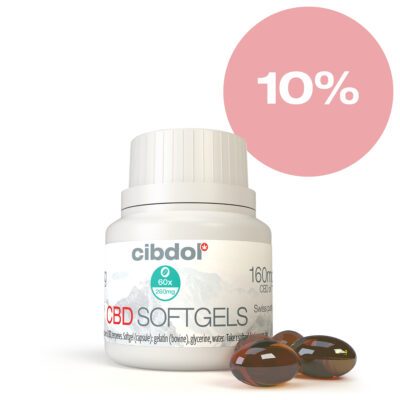 CIBDOL - CBD Softgel Capsules 10%