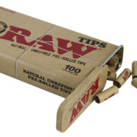 RAW Tin box with pre rolled tips